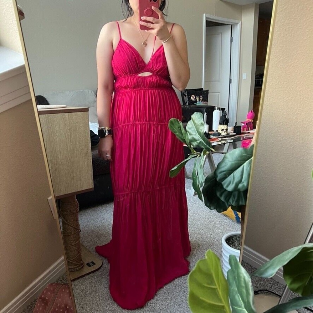 Young Fabulous & Broke Joplin Cut Out Maxi Dress Women’s M NWOT